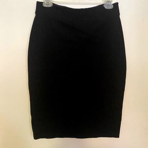 Black pencil skirt.